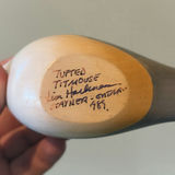 Jim Harkness Wooden Tufted Titmouse Bird Decoy - thumbnail 6 of 7