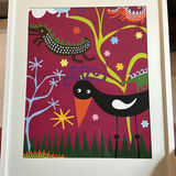 Framed Colorful Animal Art Print - thumbnail 1 of 8