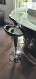 Modern Black Bar with Two Bar Stools - thumbnail 2 of 12