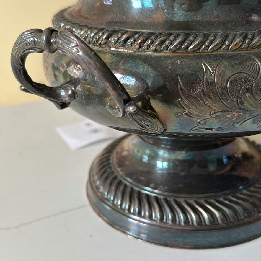 Decorative Metal Urn Vase - image 7 of 9