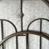 Ornate Metal Bed Headboard and Footboard - thumbnail 6 of 7