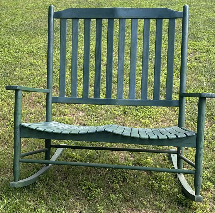 Wooden Rocking Bench - image 1 of 5