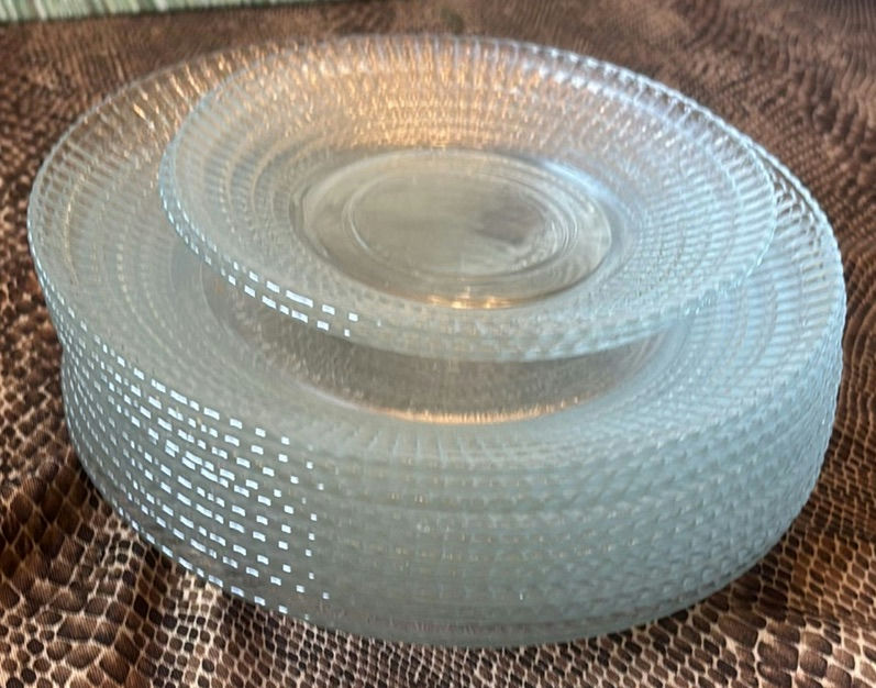 Assorted Clear Glass Tableware - image 2 of 9