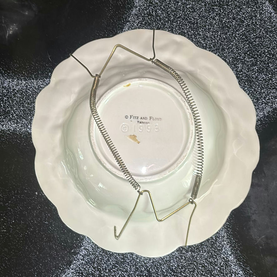 Floral Stock Pot with Lid, Glass Bowl, and Ceramic Dish Set - image 8 of 9