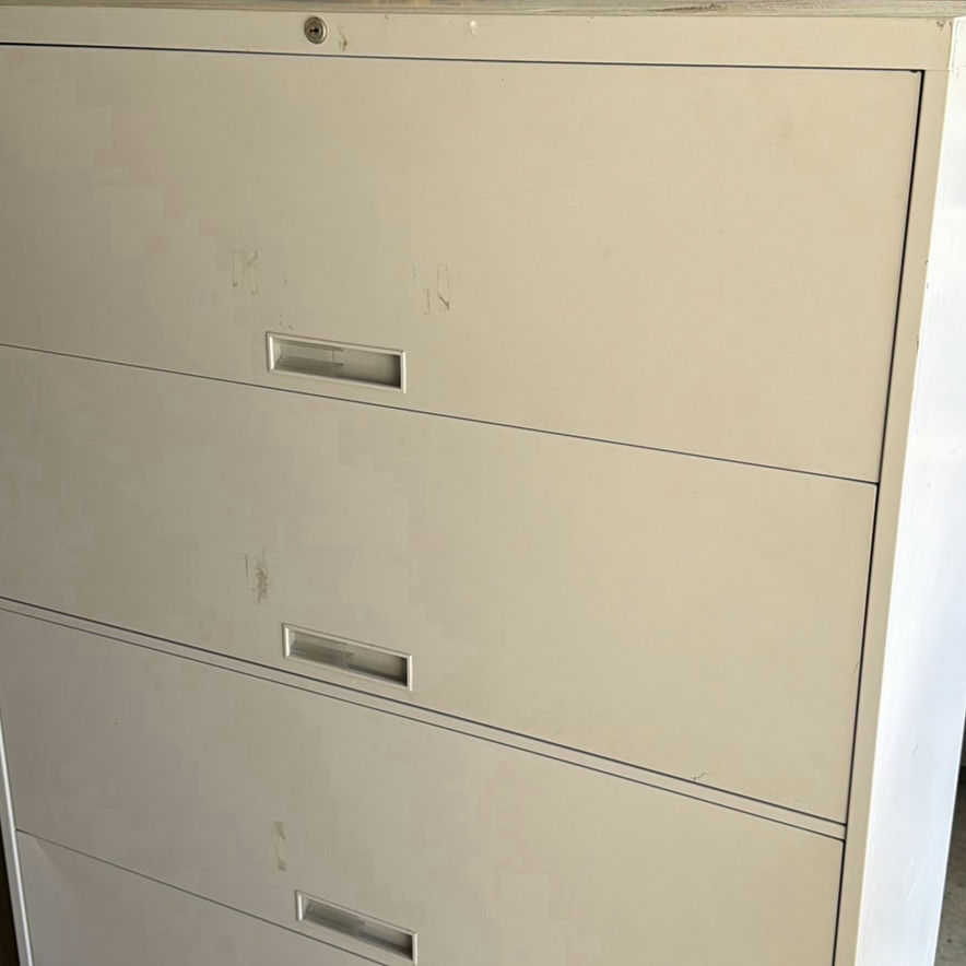 White Lateral File Cabinet - image 3 of 4