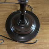 Metal Baker’s Rack with Stone Shelves and Floor Lamp - thumbnail 7 of 8