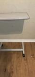 Rolling Overbed Table with Wire Basket - thumbnail 3 of 4