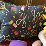 Baby Doll with Sunflower Headpiece, Decorative Pillow, and Eyeglasses Case - thumbnail 4 of 4