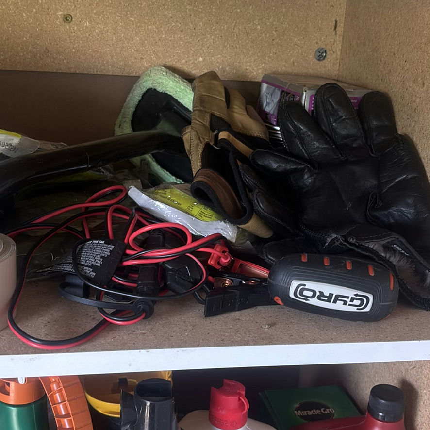 Assorted Garage Tools and Household Cleaning Supplies - image 8 of 9