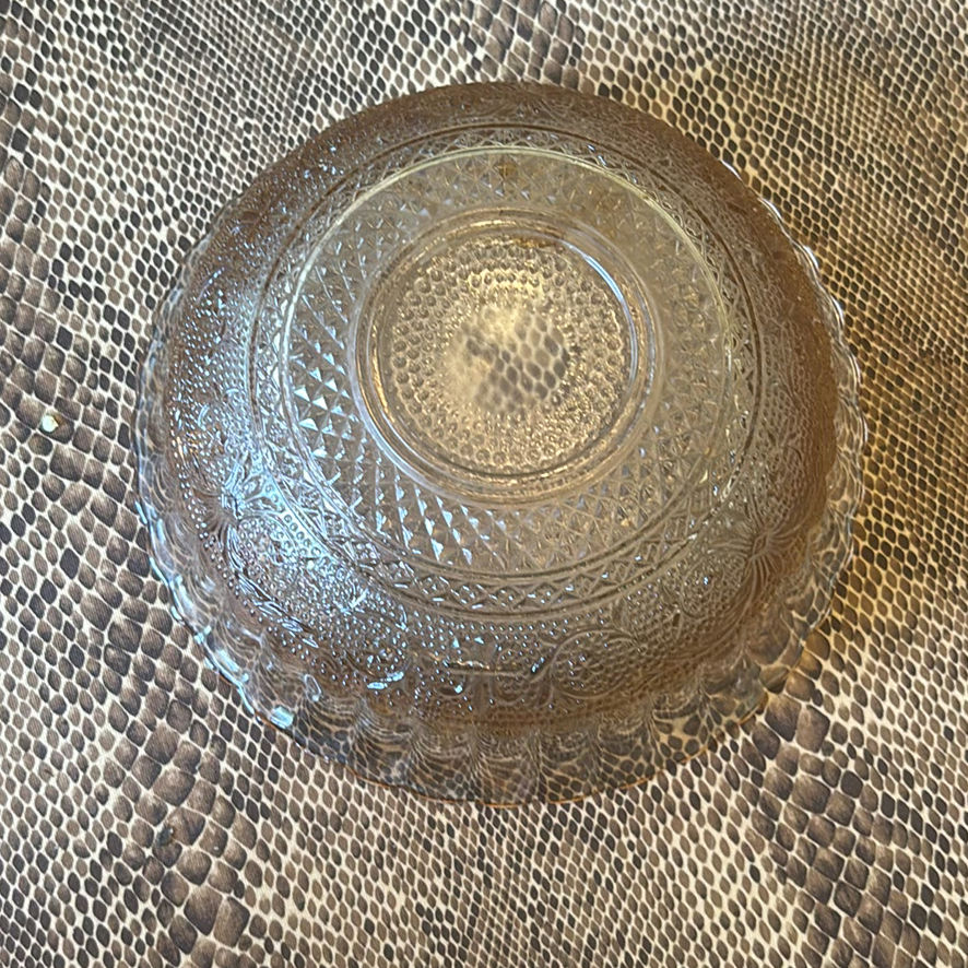 Pressed Glass Bowl - image 3 of 7