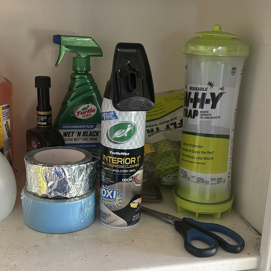 Assorted Household Cleaning, Automotive, and Pest Control Supplies - image 3 of 7