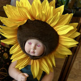 Baby Doll with Sunflower Headpiece, Decorative Pillow, and Eyeglasses Case - thumbnail 3 of 4