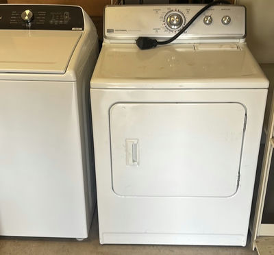 Whirlpool Top-Load Washing Machine and GE Centennial Dryer - Image 1 of 6
