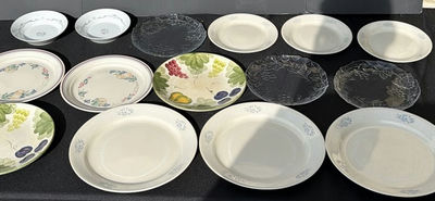 Assorted Ceramic and Glass Plates - Image 1 of 8