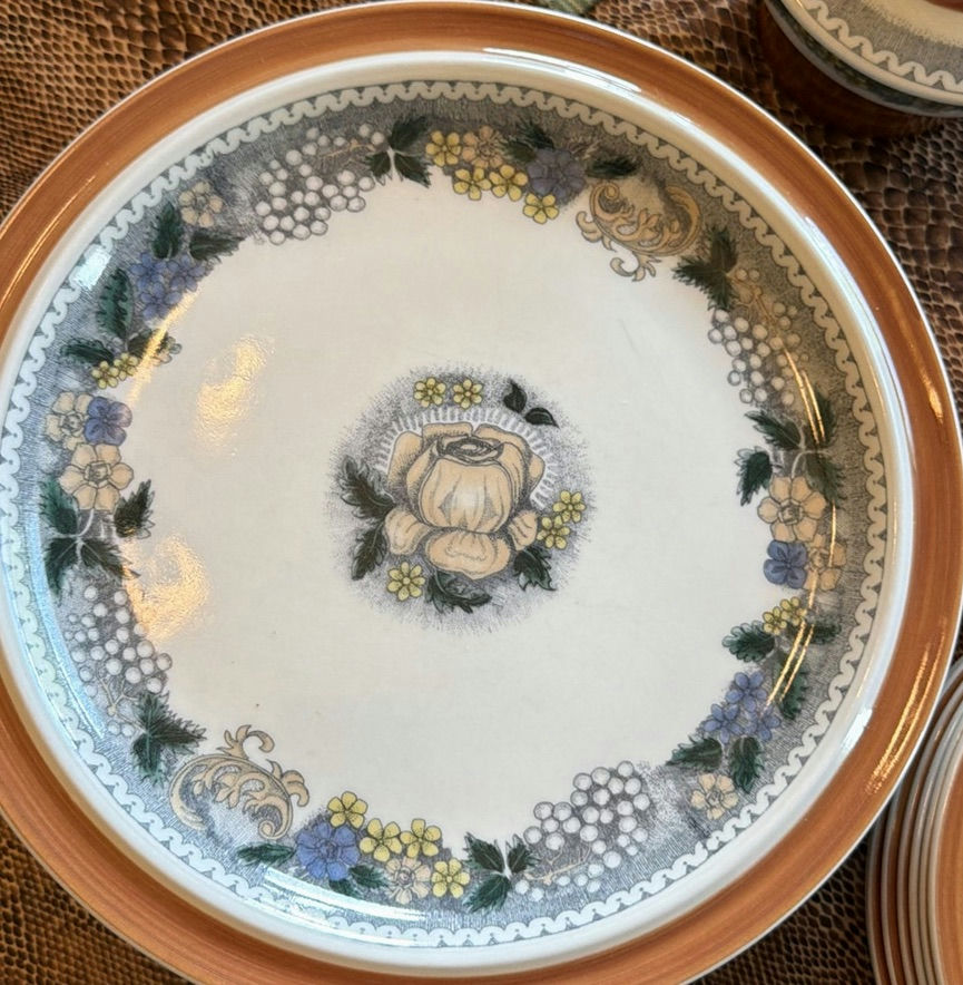 Ceramic Plates and Lidded Serving Pots Set - image 2 of 8