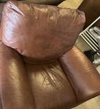 Brown Leather Armchair - thumbnail 1 of 6