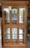 Wooden Glass-Front Display Cabinet - thumbnail 1 of 8