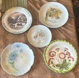 Assorted Decorative Ceramic Plates and Bowls - thumbnail 2 of 15