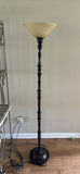 Metal Baker’s Rack with Stone Shelves and Floor Lamp - thumbnail 5 of 8
