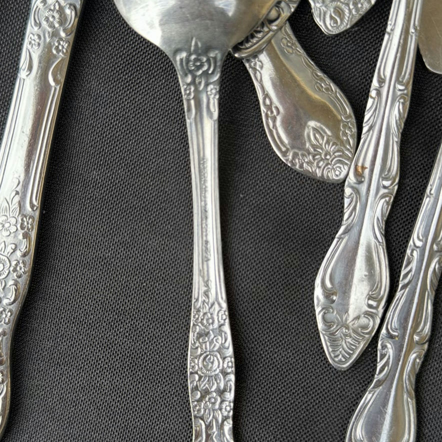 Assorted Kitchenware, Flatware, Glassware, and Decorative Spoons - image 5 of 7