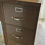 Anderson Hickory Four-Drawer Metal Filing Cabinet - thumbnail 3 of 5
