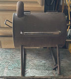 Metal Barrel-Style Charcoal Grill - thumbnail 1 of 6
