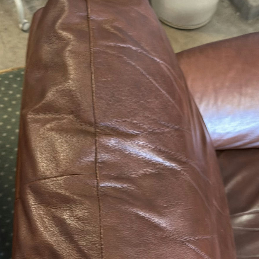 Brown Leather Armchair - image 5 of 6