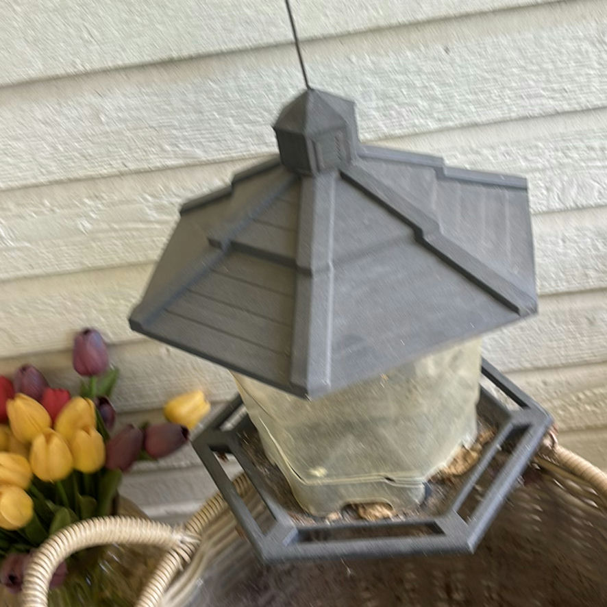 Planter Pots, Wicker Basket with Bird Feeder, and Tulip Arrangement - image 4 of 9