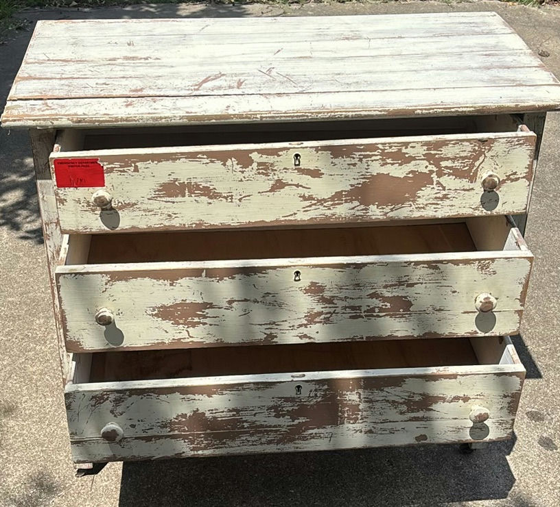Wooden Three-Drawer Chest - image 2 of 5