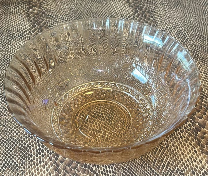 Pressed Glass Bowl - image 6 of 7