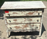 Wooden Three-Drawer Chest - thumbnail 1 of 5