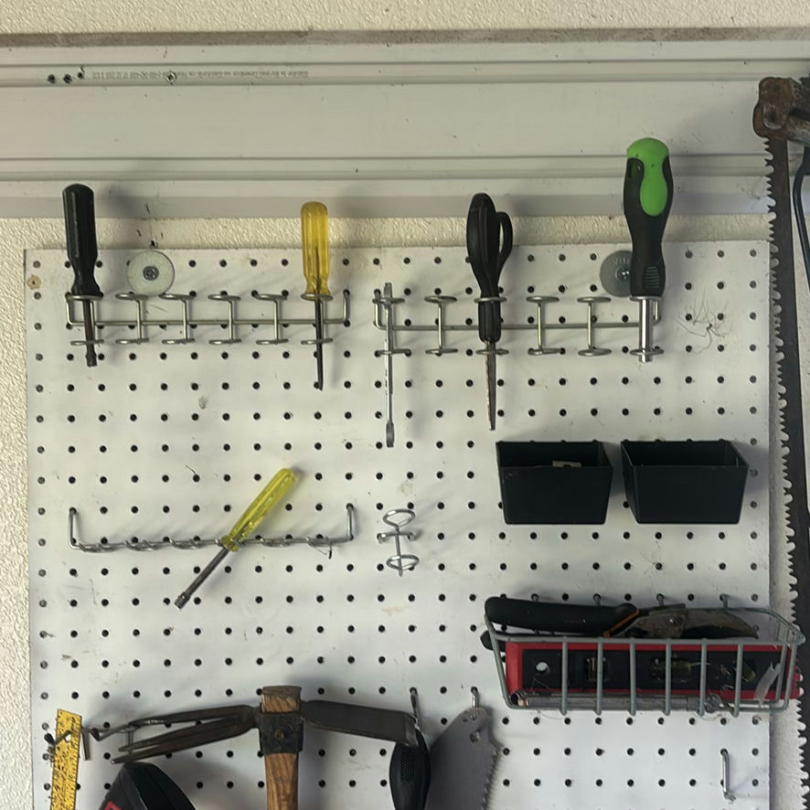 Pegboard with Assorted Hand and Yard Tools - image 5 of 5