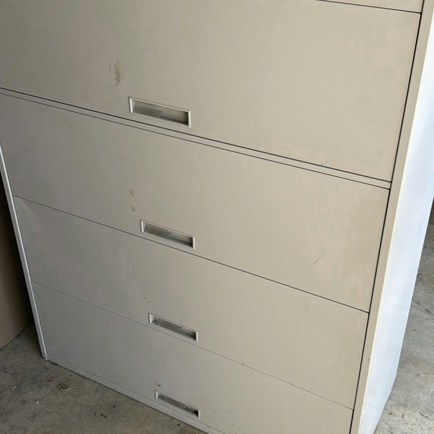 White Lateral File Cabinet - image 2 of 4