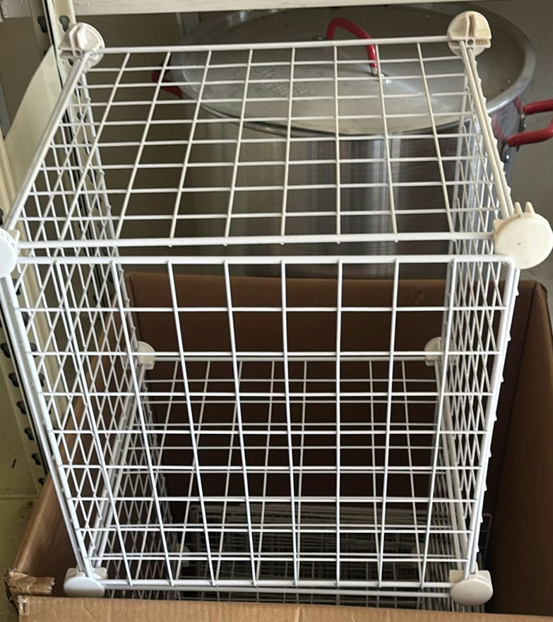 White Wire Storage Cube Panels - image 1 of 7