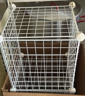 White Wire Storage Cube Panels - Image 1 of 7
