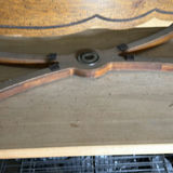Oval Wooden Coffee Table with Glass Top - thumbnail 6 of 6