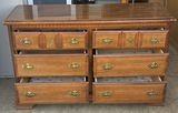 Wooden Dresser with Multiple Drawers - thumbnail 2 of 4