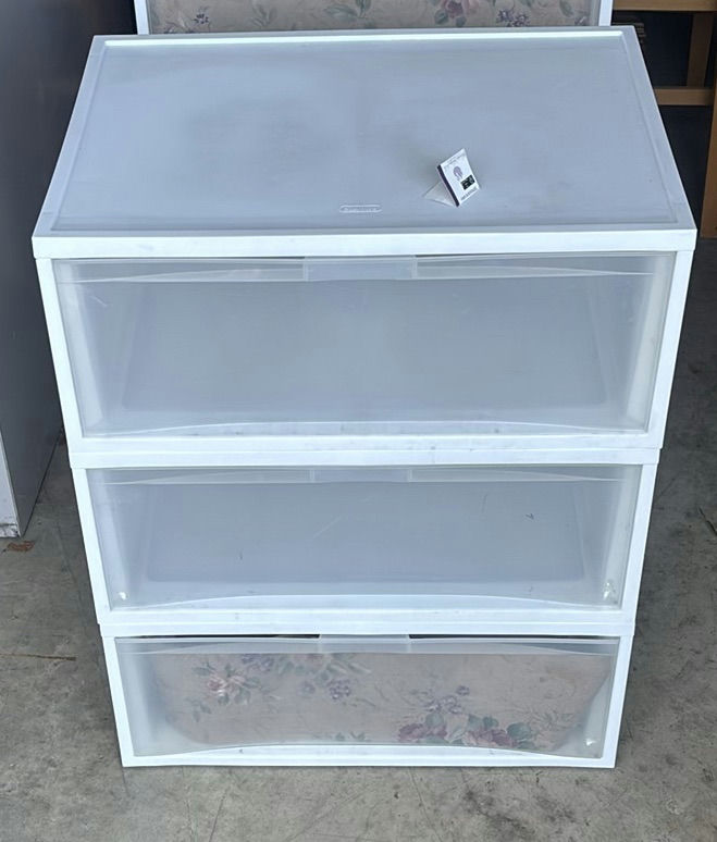 Two Plastic Drawer Storage Units - image 4 of 5