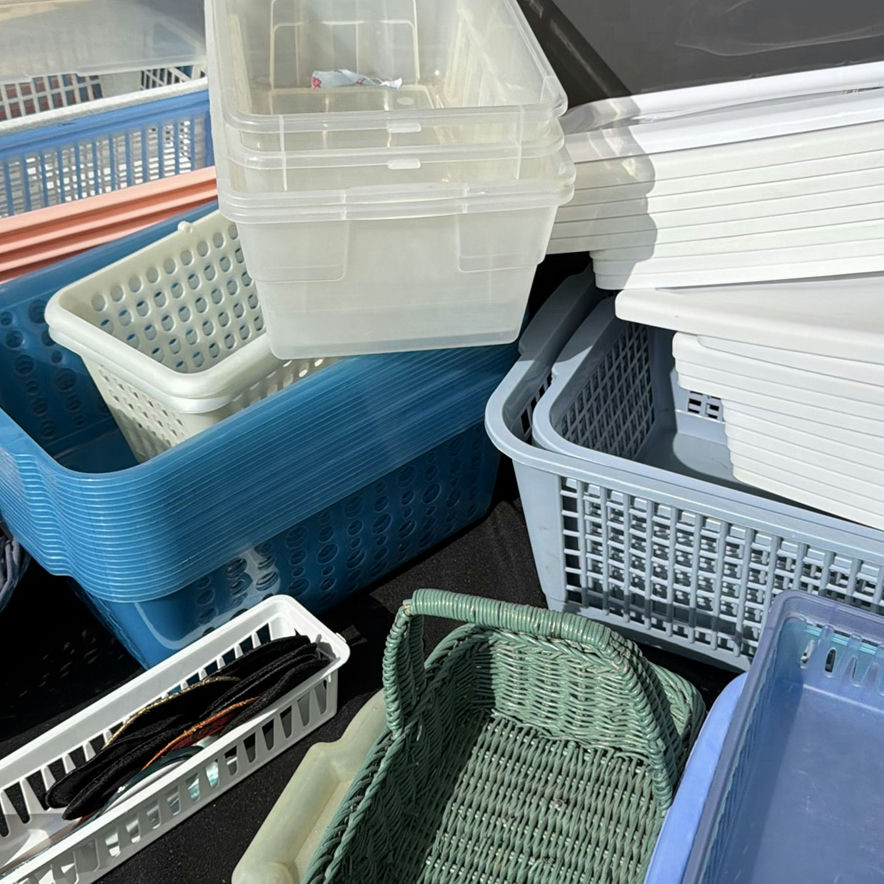 Assorted Storage Bins, Baskets, and Lids - image 7 of 7
