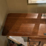 Singer Sewing Machine in Wooden Sewing Cabinet - thumbnail 5 of 11