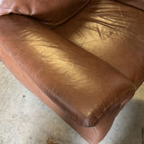 Brown Leather Armchair - thumbnail 2 of 6