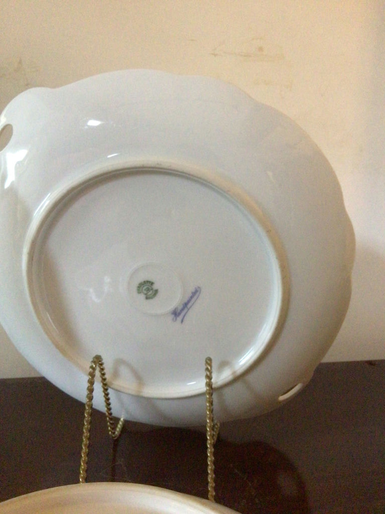 Floral porcelain dinnerware and serving dish - image 2 of 7