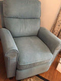 Light  fabric recliner chair - thumbnail 3 of 4