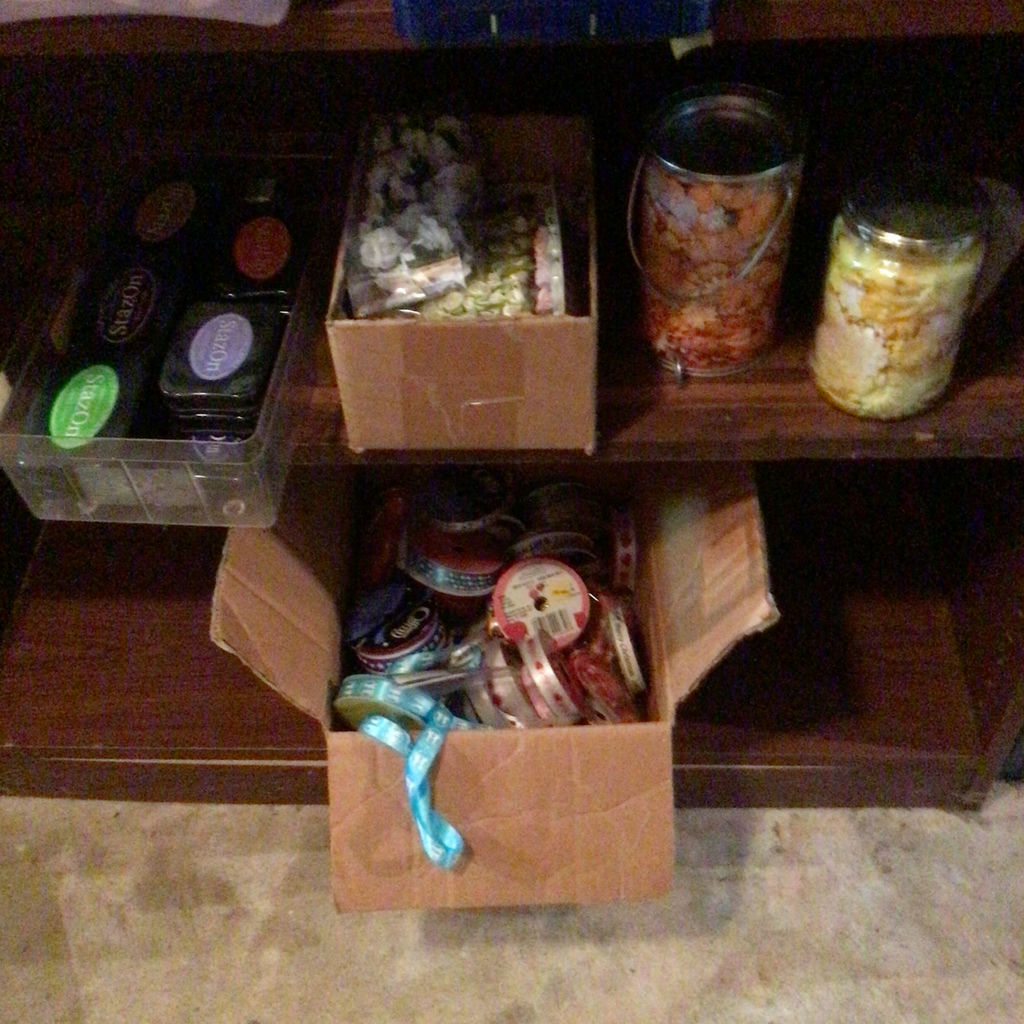 Assorted Craft Supplies and Storage on Shelves - image 4 of 4