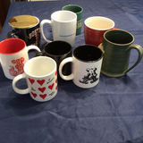 Assorted ceramic coffee mugs - thumbnail 2 of 2