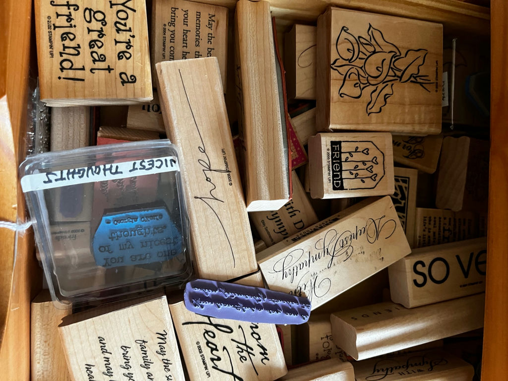 Assorted Rubber Stamps and Stamp Accessories - image 4 of 6