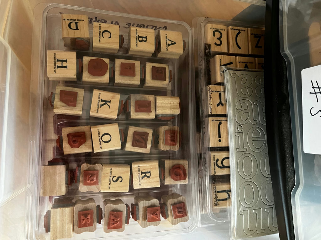 Stamping supplies in a multi-drawer organizer - image 5 of 6