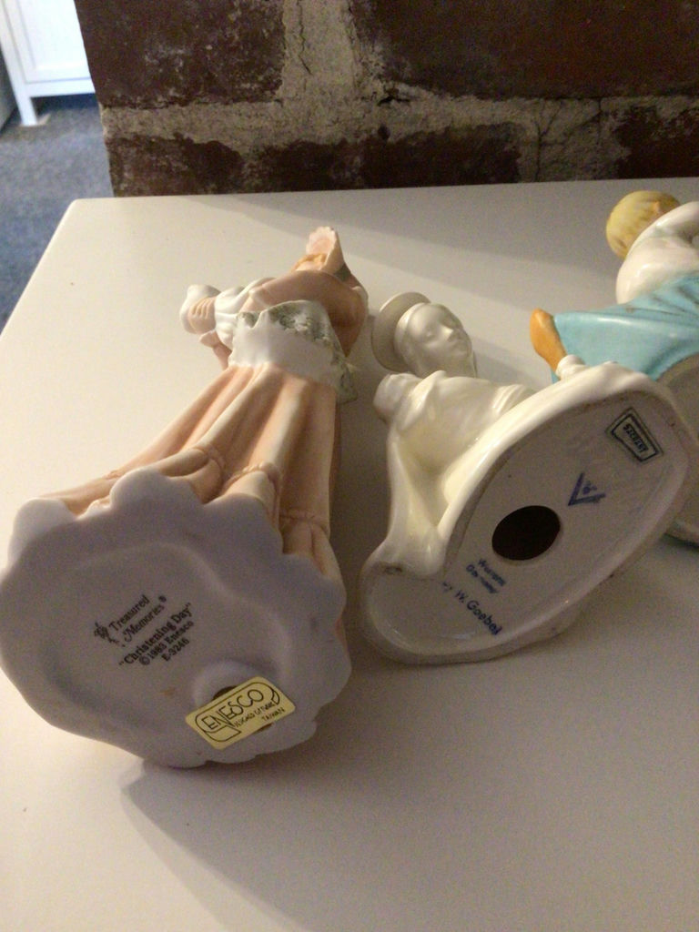 Set of four Enesco Treasured Memories porcelain figurines - image 3 of 4