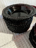 Cranberry glass dessert bowls and plates set - thumbnail 5 of 5