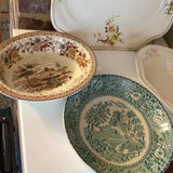 Assorted decorative ceramic plates and bowls - thumbnail 2 of 6